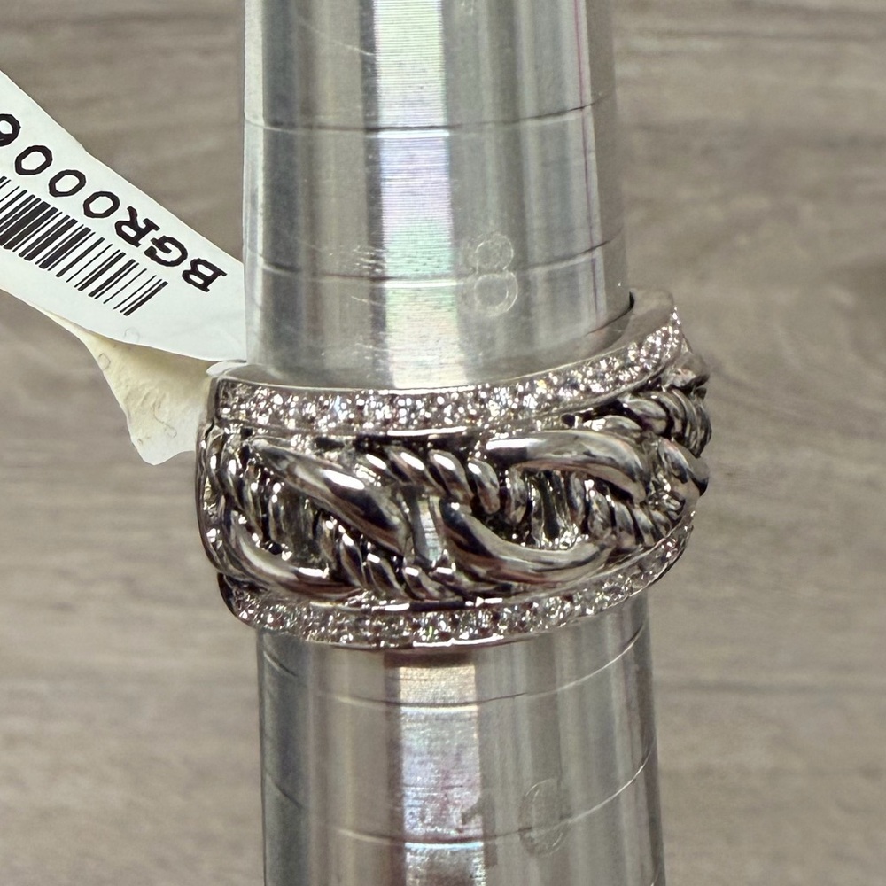 Sterling silver Braided Ring .925